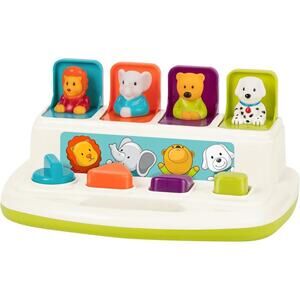 Cause and Effect Toy Pop Up Pals Toddler Learning Toy Color Sorting 18 Months Up